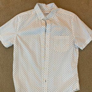Men's White Goodfellow Button-Up Shirt - M.